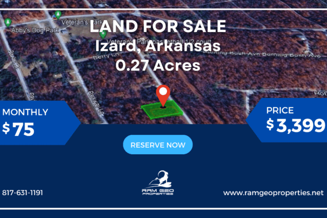 SN23 – Claim Your 0.27 Acres in Beautiful Horseshoe Bend, Izard County, AR! – $3,399