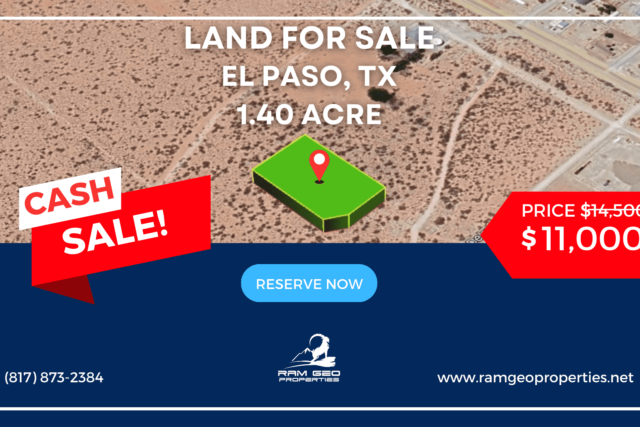 1.40-Acre Lot in El Paso County, TX – Prime Spot for Recreation, Investment & Growth – $11,000