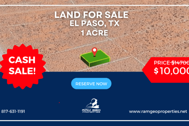 SN88 – Exceptional 1-Acre Lot in El Paso County, TX – Ideal for Development and Fun! – $10,000