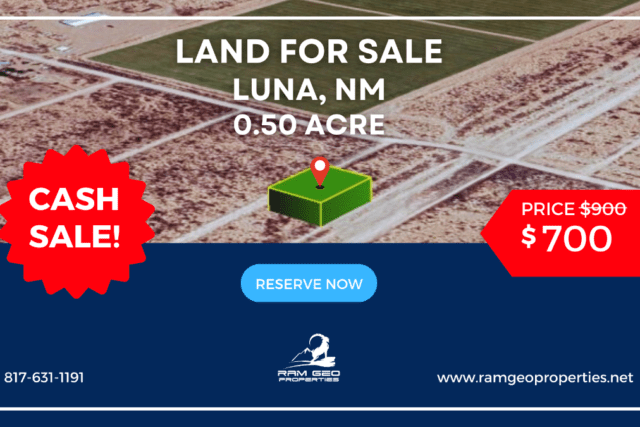 SN96 – Ready for Wide-Open Adventures? Claim 0.50 Acres in Luna County, NM Today! – $700